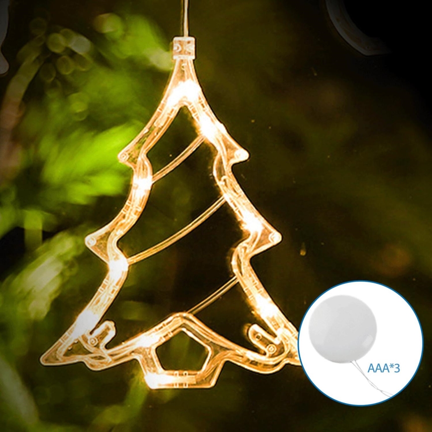 Aigostar - LED Jõulukaunistus LED/3xAAA puu 20cm