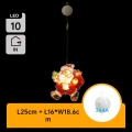 Aigostar - LED Jõulukaunistus LED/3xAAA Santa 20cm