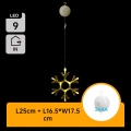 Aigostar - LED Jõulukaunistus LED/3xAAA soe valge lumehelves 19cm