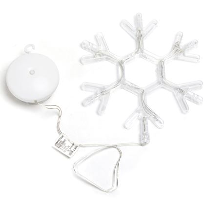 Aigostar - LED Jõulukaunistus LED/3xAAA soe valge lumehelves 19cm