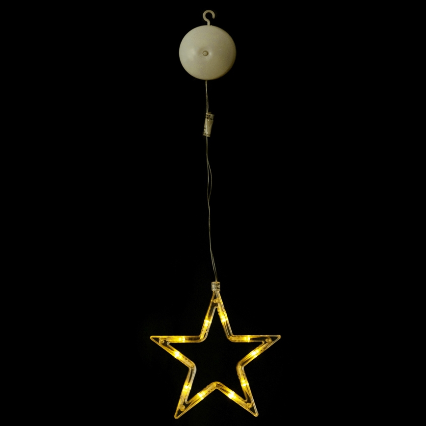Aigostar - LED Jõulukaunistus LED/3xAAA täht 19cm