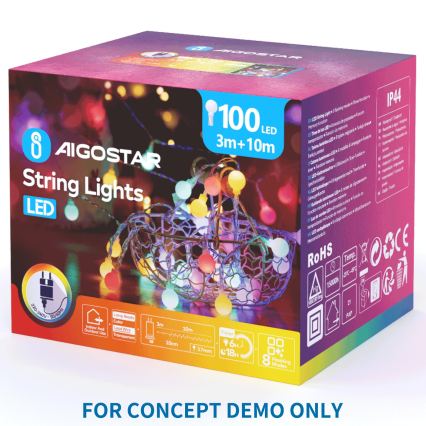 Aigostar - LED jõulukaunistus LED/5W/230V külmvalge lumememm