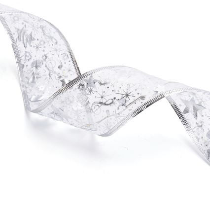 Aigostar - LED jõulukett 100xLED/3xAA 10 m soe valge hõbedane