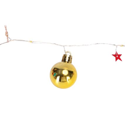 Aigostar - LED jõulukett 20xLED/3xAA 2m soe valge