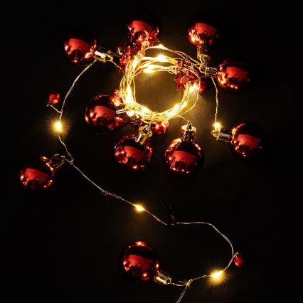 Aigostar - LED jõulukett 20xLED/3xAA 2m soe valge