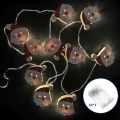 Aigostar - LED jõulukett 20xLED/3xAA 3m soe valge Santa Claus