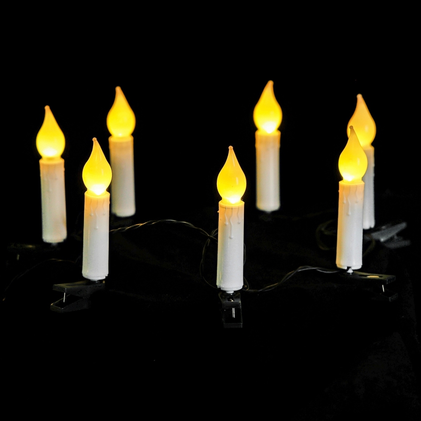 Aigostar - LED jõulukaunistuste rida 25xLED/3xAA 5 m soe valge