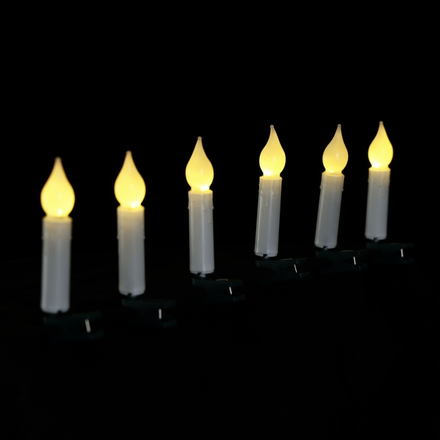 Aigostar - LED jõulukaunistuste rida 25xLED/3xAA 5 m soe valge