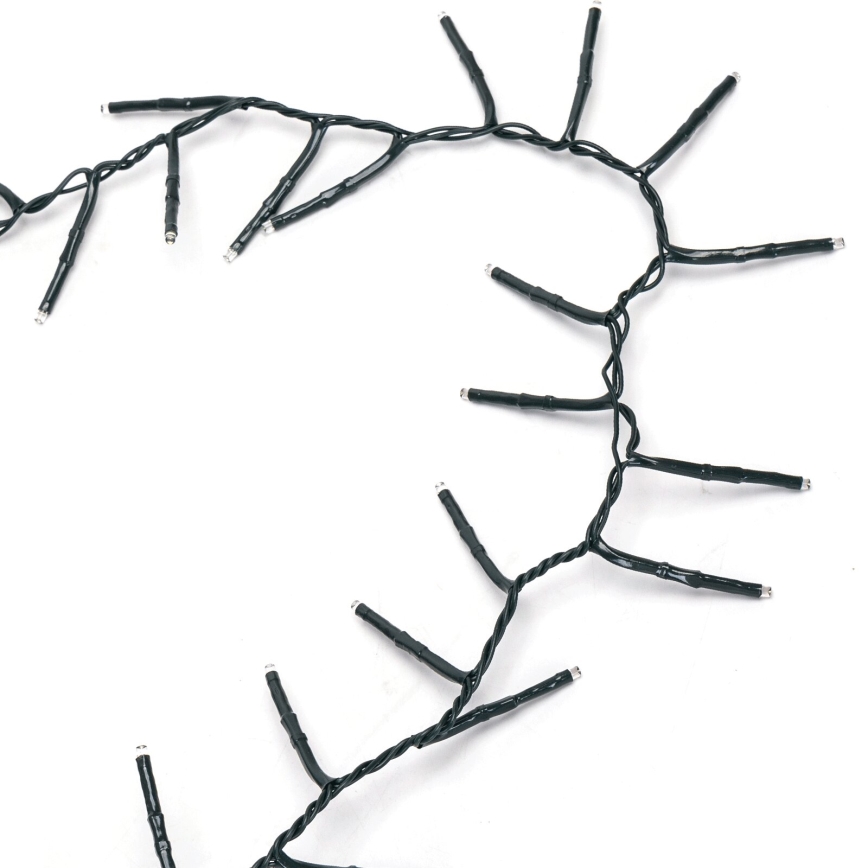 Aigostar - LED-jõulukett väliseks kasutamiseks, 200 LEDi, 8 funktsiooni, 8 m, IP44, külmvalge