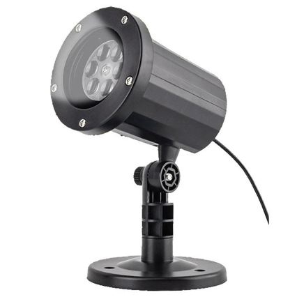 Aigostar - LED jõuluteemaline väliprojektor lumehelveste efektiga LED/5W/230V IP44 mitmevärviline