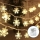 Aigostar - LED Jõuluteemaline valguskett 20xLED/3xAA 3,3m lumehelbed