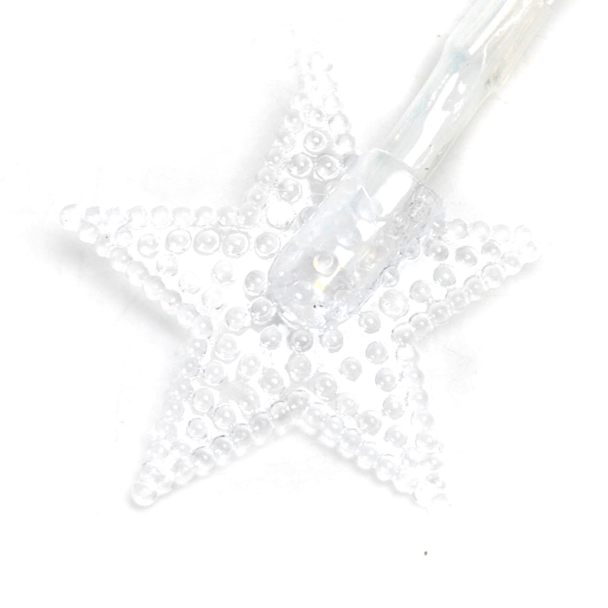 Aigostar - LED Jõuluteemaline valguskett 20xLED/3xAA 3,3m tähed
