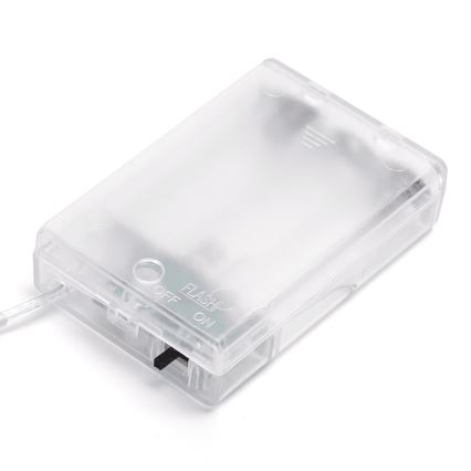 Aigostar - LED Jõuluteemaline valguskett 50xLED/3xAA 5,3m mitmevärviline