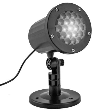 Aigostar - LED jõuluteemaline väline lumehelveste projektor LED/5W/230V IP44 külm valge
