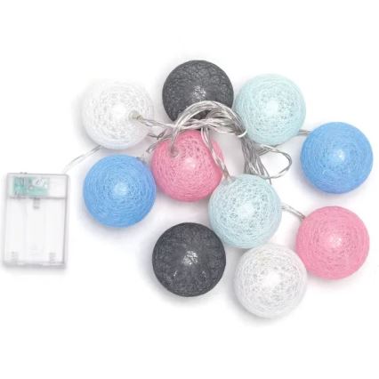 Aigostar - LED jõulutuled 10xLED/3xAA 2m soe valge