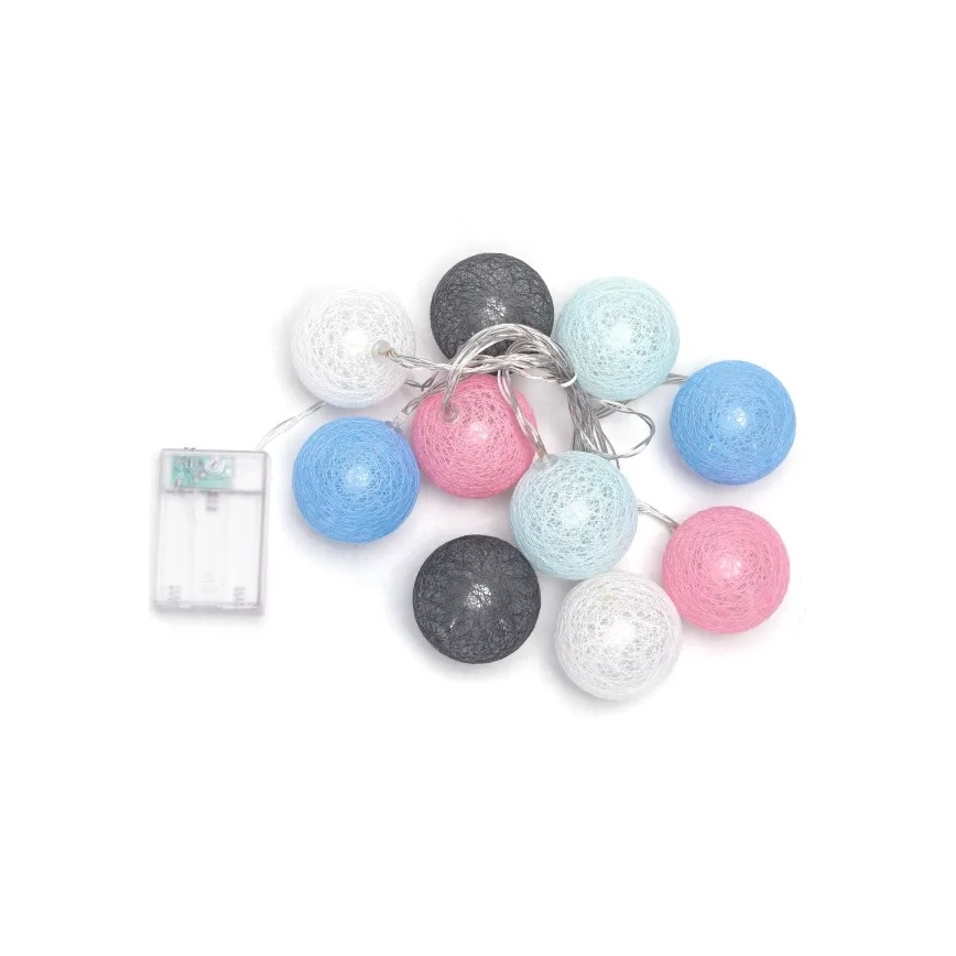 Aigostar - LED jõulutuled 10xLED/3xAA 2m soe valge