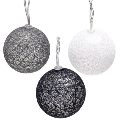 Aigostar - LED jõulutuled 10xLED/3xAA 2m soe valge