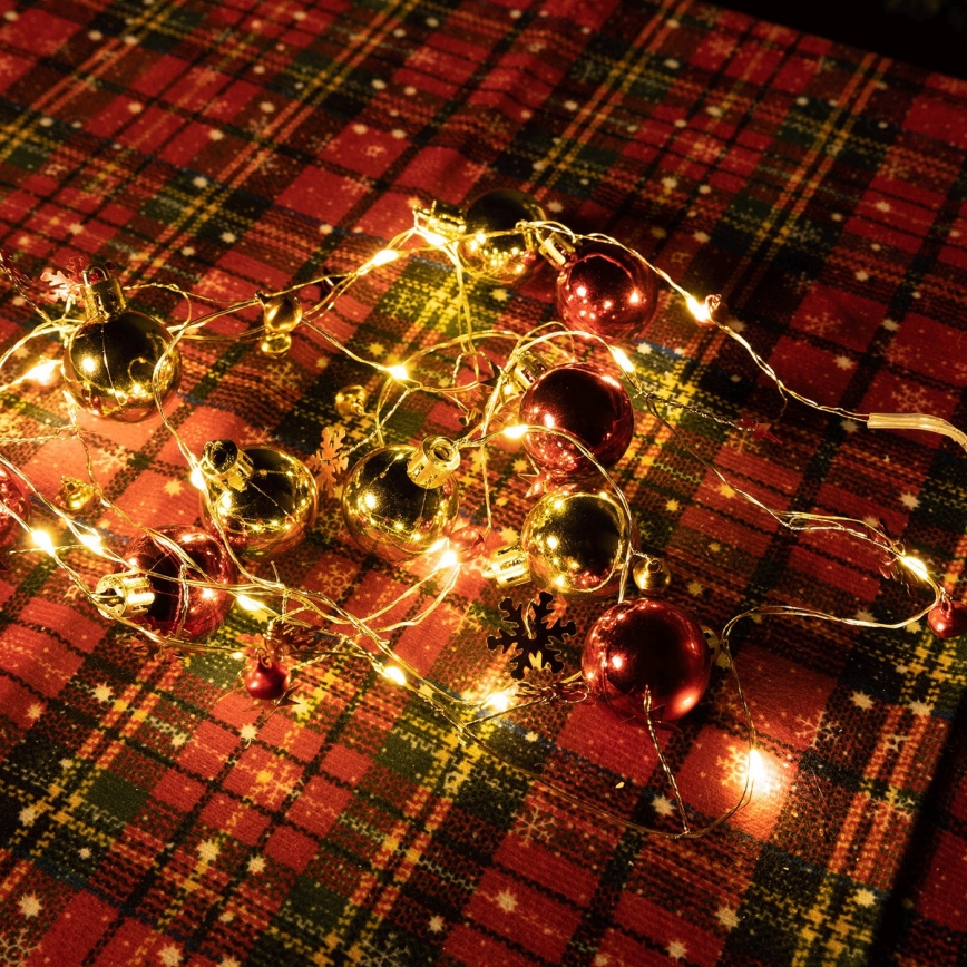 Aigostar - LED jõulutuled 20xLED/3xAA 2m soe valge