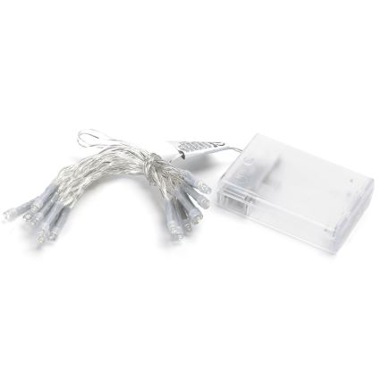 Aigostar - LED jõuluvalguskett 20xLED/3xAA 2,3 m soe valge