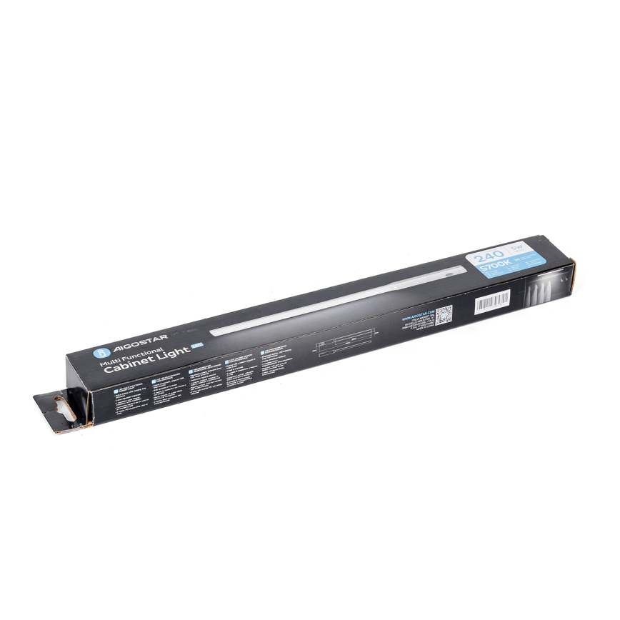Aigostar - LED-kapi valgustus liikumisanduriga LED/5W/5V 1800 mAh 5700K valge