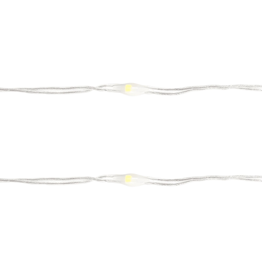 Aigostar - LED  kett 50xLED/3xAA 5,3m külmvalge