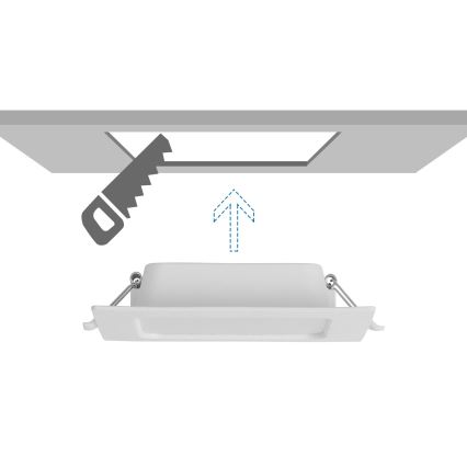 Aigostar - LED Laedpaneel LED/6W/230V 6500K 12x12 cm valge