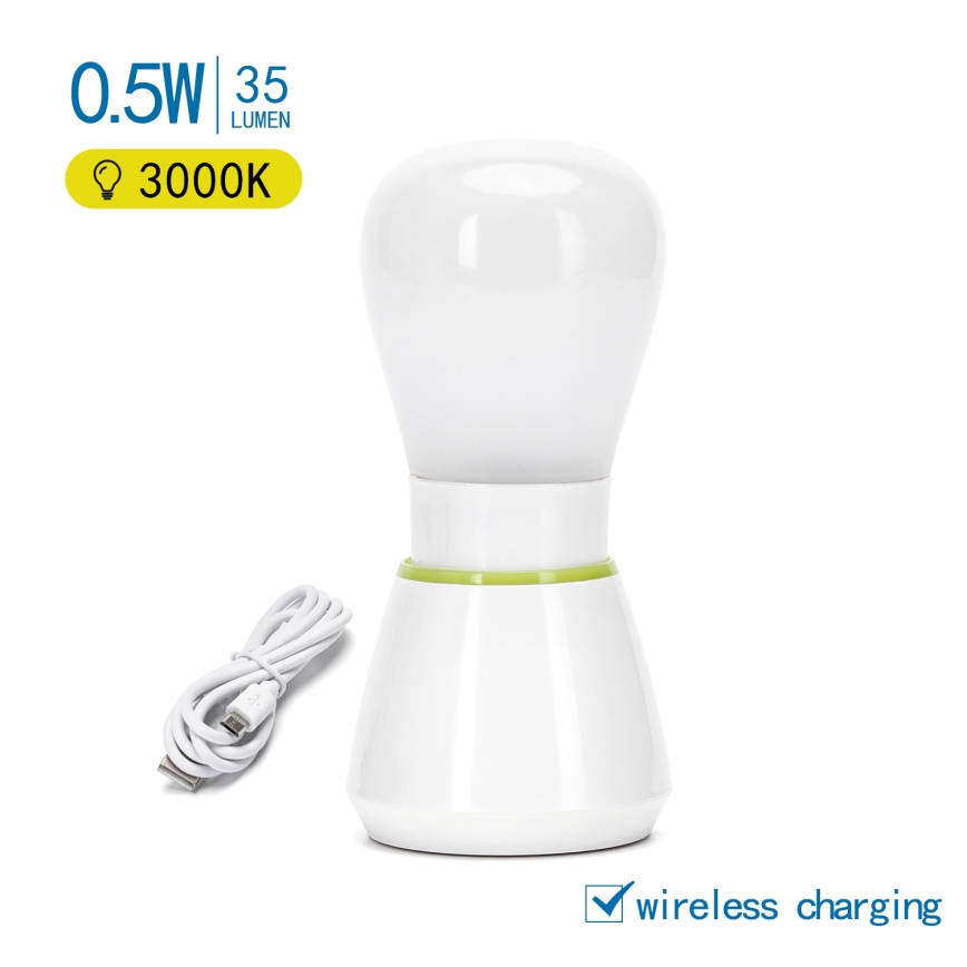 Aigostar - LED Laetav öölamp LED/0,5W/5V 3000K 650mAh
