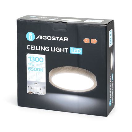 Aigostar - LED Laevalgusti LED/12W/230V 6500K d. 26,3 cm