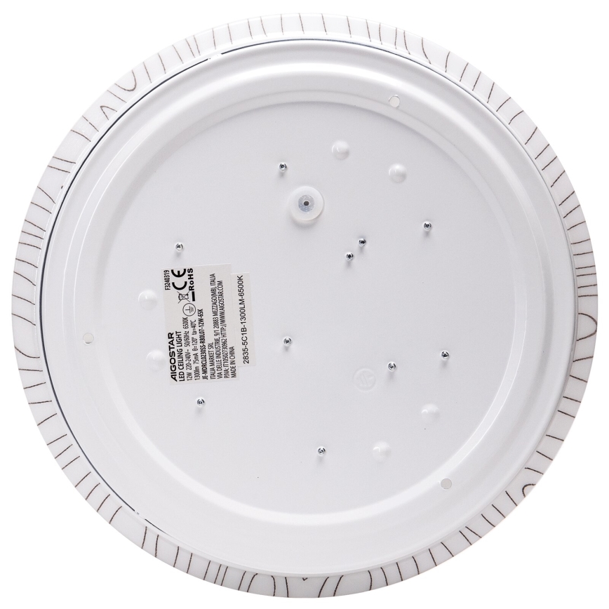 Aigostar - LED Laevalgusti LED/12W/230V 6500K d. 26cm