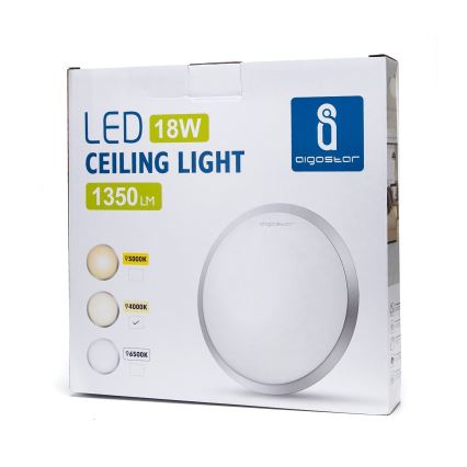 Aigostar - LED Laevalgusti LED/18W/230V 4000K matt kroom