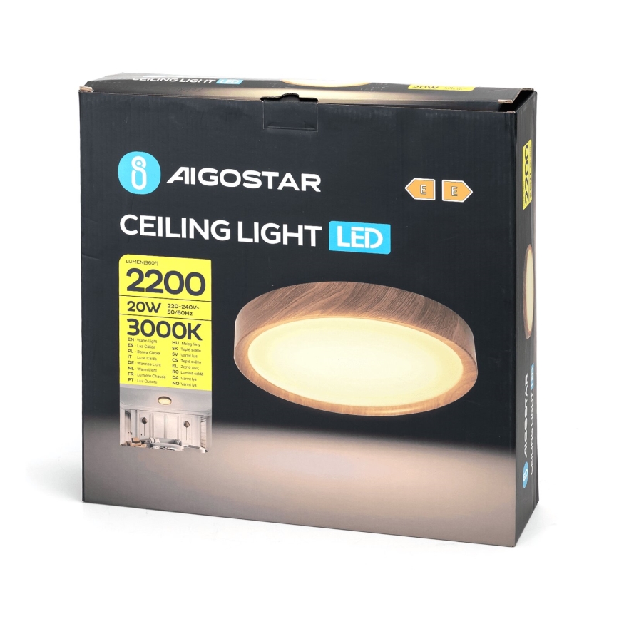 Aigostar - LED Laevalgusti LED/20W/230V 3000K d. 33,7 cm