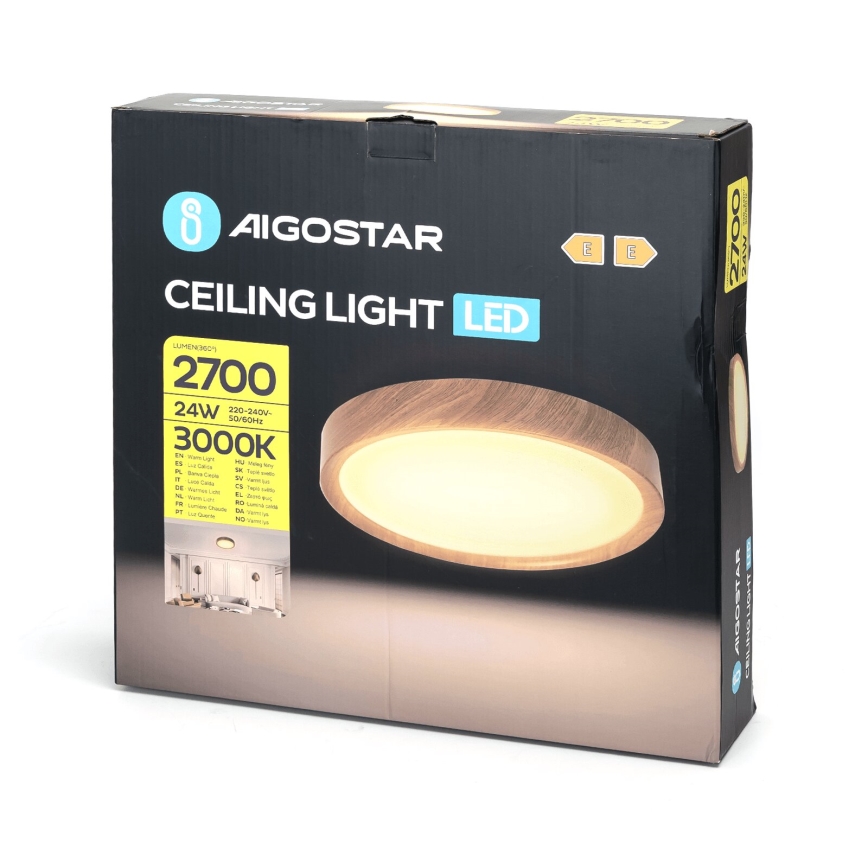 Aigostar - LED Laevalgusti LED/24W/230V 3000K d. 38,3 cm