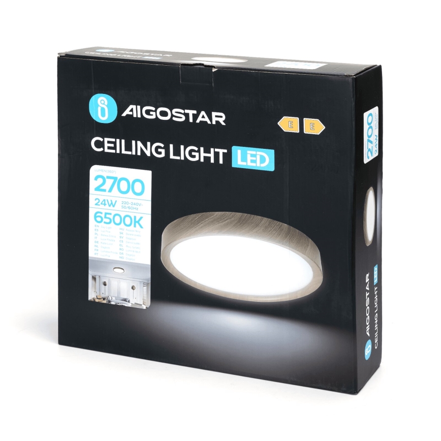 Aigostar - LED Laevalgusti LED/24W/230V 6500K d. 38,3 cm