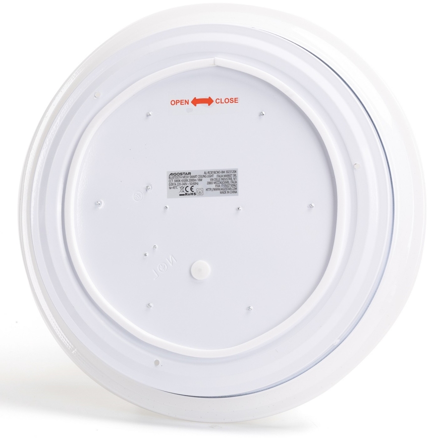 Aigostar - LED Hämardatav laevalgusti vannituppa MESH Nutikas LED/18W/230V 3000-65000K IP44 + kaugjuhtimispult