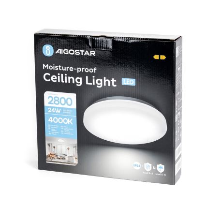 Aigostar - LED Laevalgusti vannituppa LED/24W/230V 4000K IP54