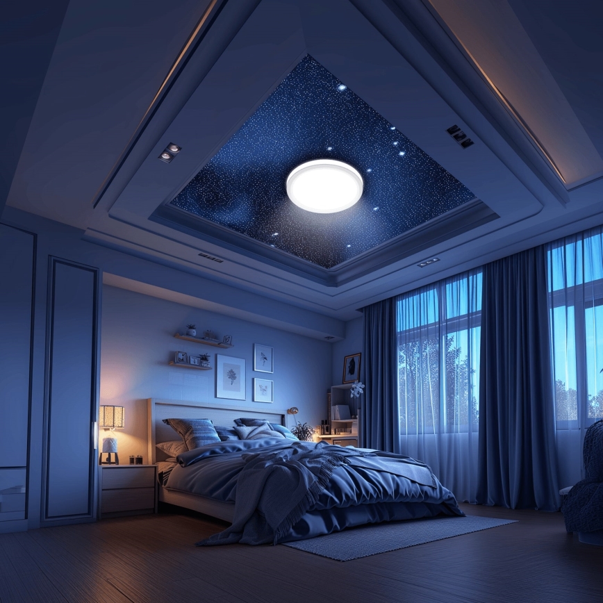 Aigostar - LED Hämardatav laevalgusti vannituppa MESH Nutikas LED/24W/230V 3000-6500K IP44 + kaugjuhtimispult