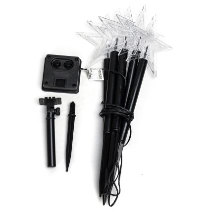Aigostar - LED Päikesepaneeliga jõuluvalgustus LED/0,054W/1,2V 1m IP65 soe valge