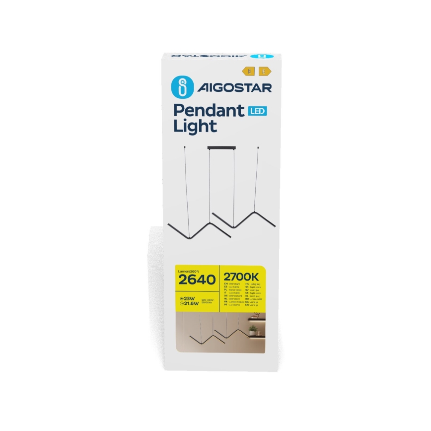 Aigostar - LED Lühter LED/23W/230V 2700K