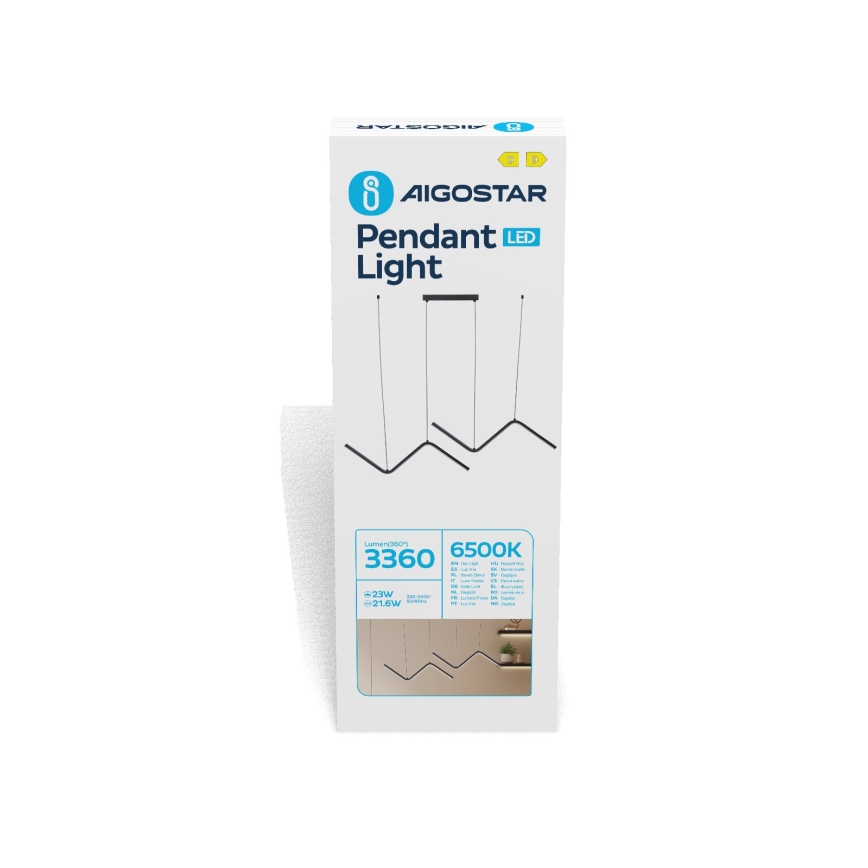 Aigostar - LED Lühter LED/23W/230V 6500K
