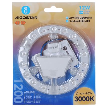 Aigostar - LED Magnetiline moodul LED/12W/230V 3000K