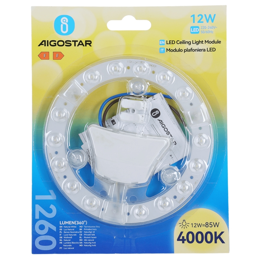 Aigostar - LED magnetmoodul LED/12W/230V 4000K