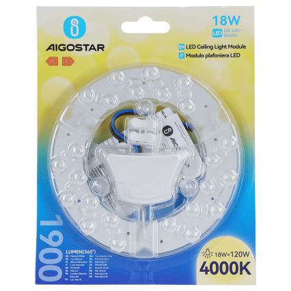 Aigostar - LED magnetmoodul LED/18W/230V 4000K