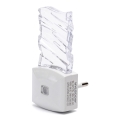 Aigostar - LED Öövalgusti hämardusanduriga LED/0,2W/230V 3000K