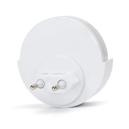 Aigostar - LED Öövalgusti hämardusanduriga LED/1W/230V 6500K ümmargune