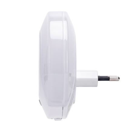Aigostar - LED-öölamp hämaruseanduriga, pistikusse ühendatav, USB-ühendusega LED/0,4W/230V