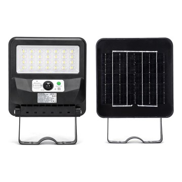 Aigostar - LED päikese tänavavalgusti anduriga LED/50W/3,2V 1000mAh 6500K + kaugjuhtimispult