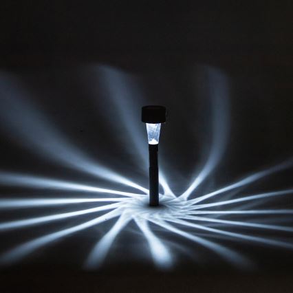 Aigostar - LED-päikeselamp LED/2V IP44 40 mAh must