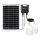 Aigostar - LED päikeselühter 2xLED/35W/12V 6000 mAh 6500K IP65 läbimõõt 10 cm + kaugjuhtimispult