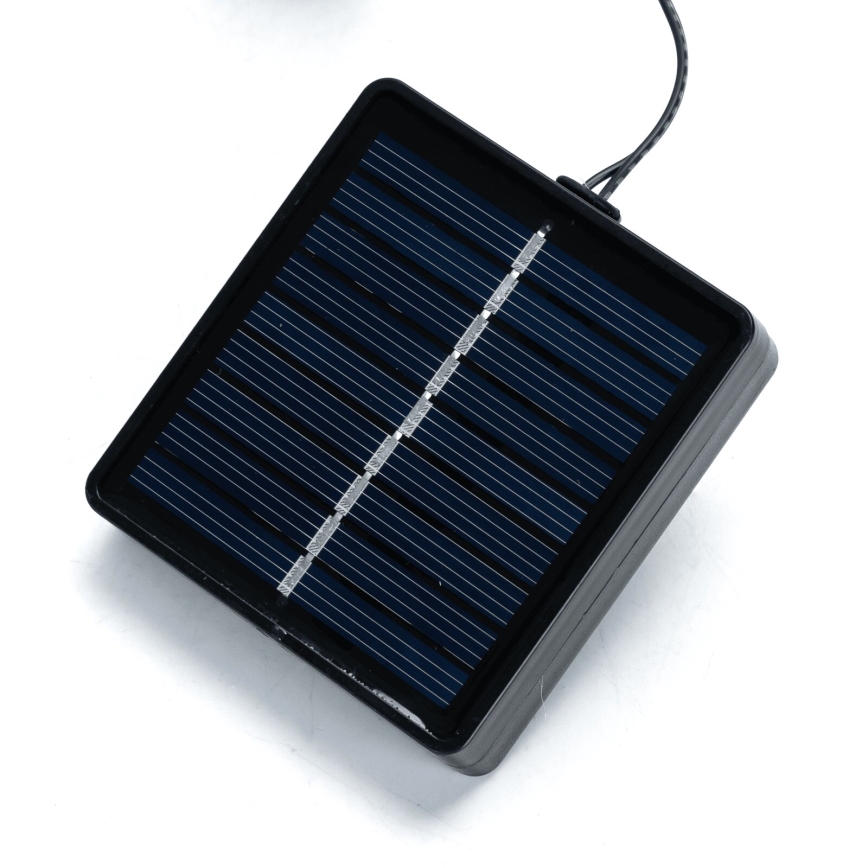 Aigostar - LED Päikesepaneel kaunistus 60xLED/3,5m IP65 soe valge oliiv