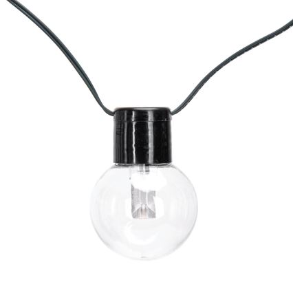 Aigostar - LED Päikesepaneeliga jõuluteemaline valguskett 20xLED/8 funktsiooni 11,5m IP65 mitmevärviline